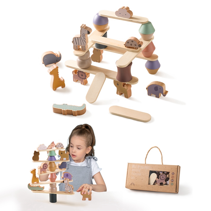 Kids Education Usa - Mainan anak-anak Montessori mainan susun hewan