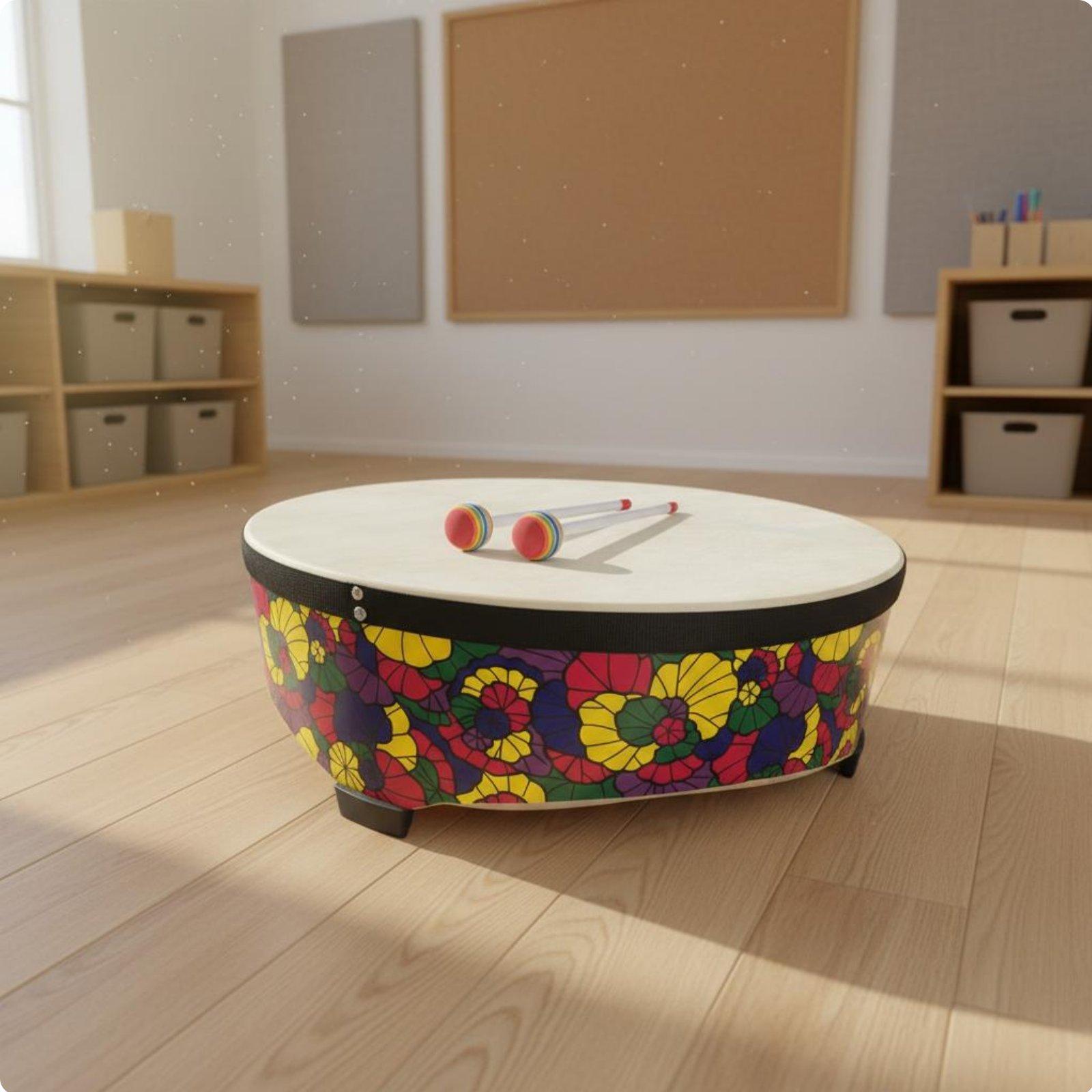 Kids Education Group - Drum Lantai Kayu Anak 22 Inci,