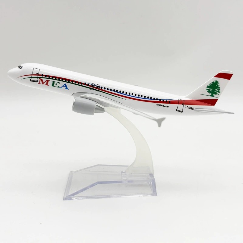 Kids Educational Resources - Pesawat Mainan Souvenir 16CM A320 MEA