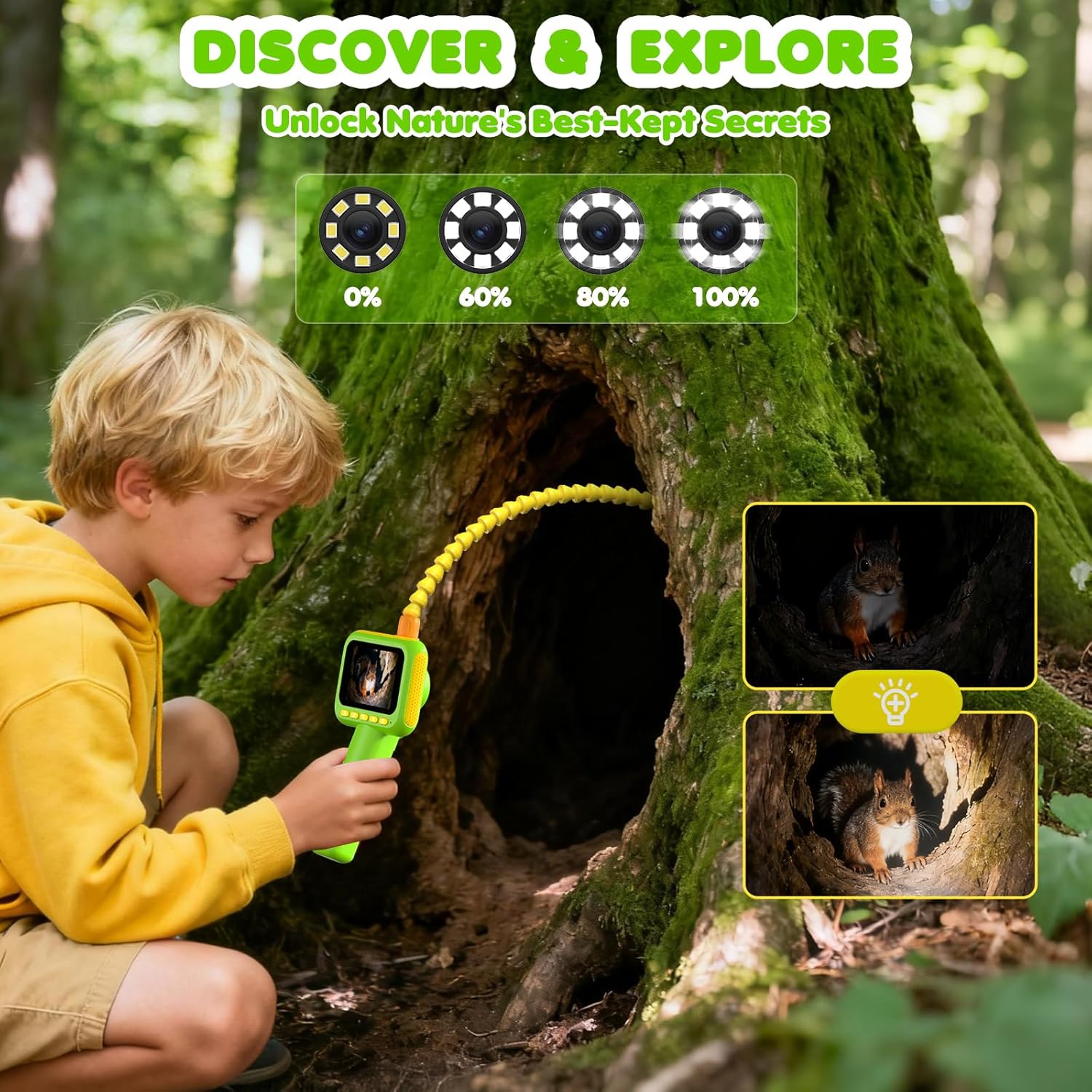 Kids Education Kit - Endoskop untuk Anak-anak, Kamera Ular Borescope
