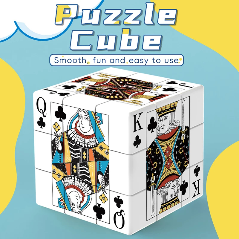 Brain Teaser Cube - Kubus Ajaib 3x3x3 Smooth Speed dengan