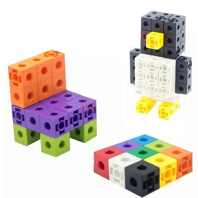 100PCS Set Kubus Penghubung Al - Brain Teaser Cube ulasan dan harga