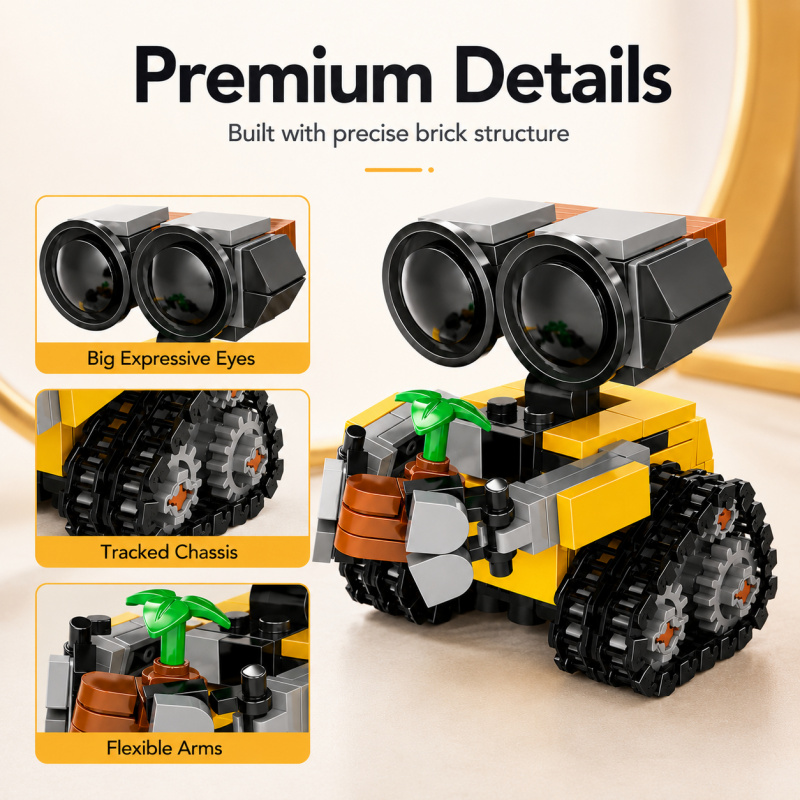 Set Blok Bangunan Robot Mini,  - Lego Set Technic ulasan dan harga