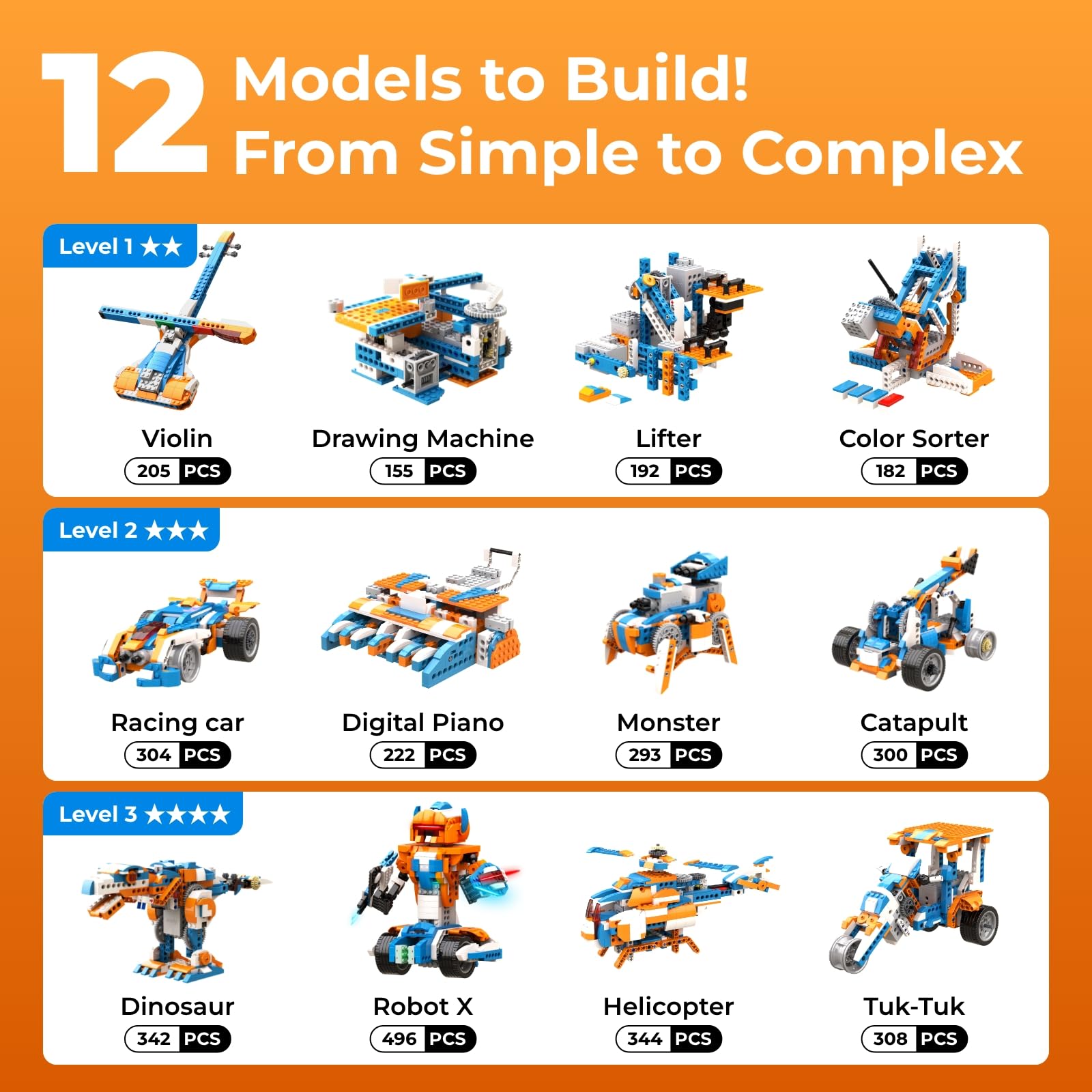 Apitor Robot X Building Kit 12 - Kids Education App Free ulasan dan harga