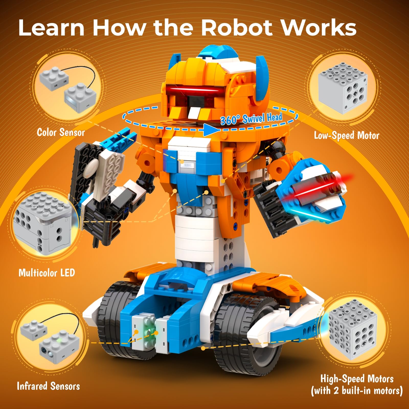 Apitor Robot X Building Kit 12 - Kids Education App Free ulasan dan harga