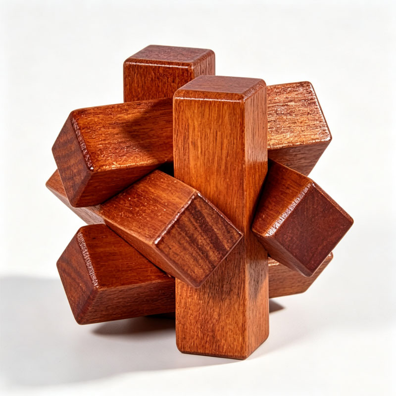 Puzzle Kayu Simpul Kayu Latiha - Kids Education Fun ulasan dan harga