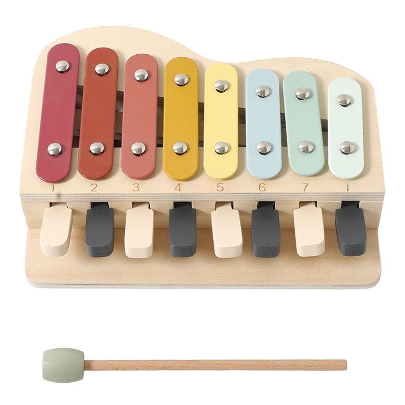 Mainan Piano Kayu Montessori T - Kids Education Learn Tv ulasan dan harga