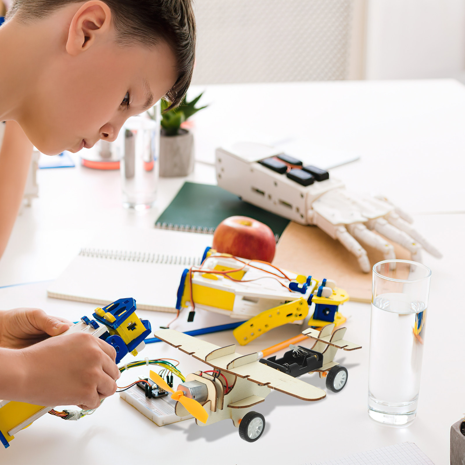 1Set Pesawat Luncur Kayu DIY P - Kids Education Kit ulasan dan harga
