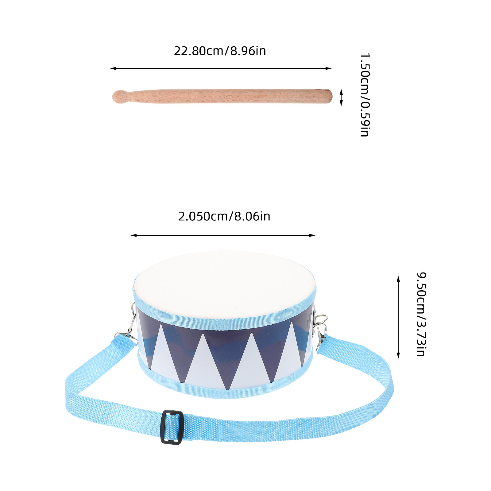 1Set Snare Drum Anak-anak, Ins - Kids Education Music ulasan dan harga