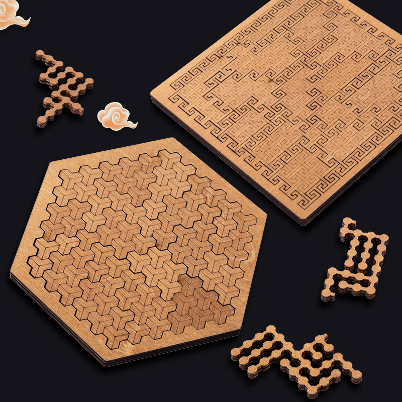 Puzzle kayu tak mungkin teka-t - Brain Teaser Cube ulasan dan harga