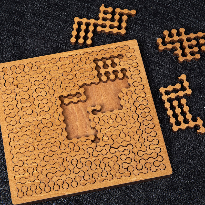 Puzzle kayu tak mungkin teka-t - Brain Teaser Cube ulasan dan harga