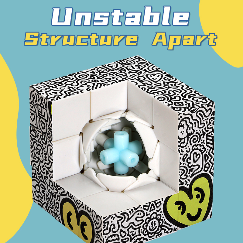 3x3x3 Kubus Ajaib Hati Doodle  - Brain Teaser Cube ulasan dan harga