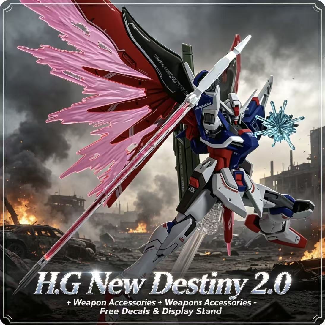 224 HG 1/144 Destiny Spec II F - Bandai Model Gundam Hg ulasan dan harga