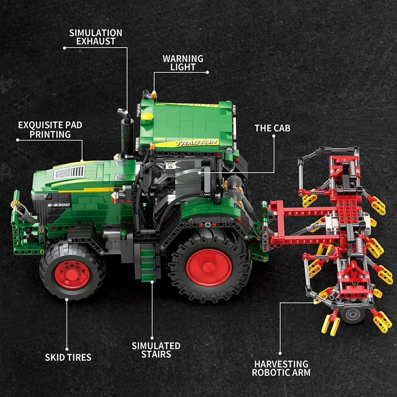 1664PCS Blok Bangunan Traktor  - Kids Education App Free ulasan dan harga