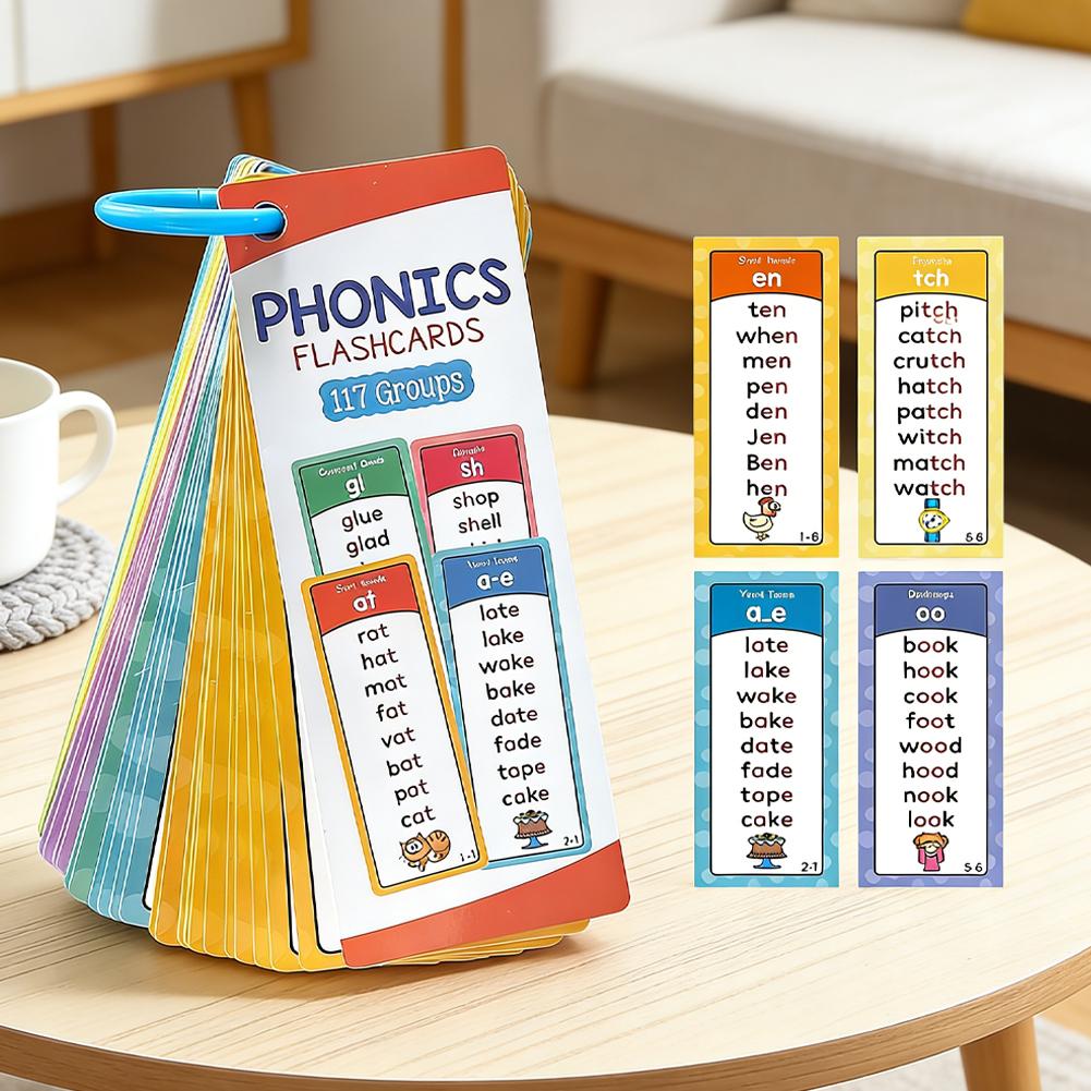 117 Grup Kartu Flash Phonics u - Kids Education Group ulasan dan harga