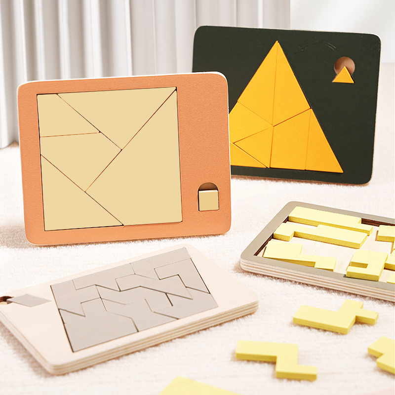 Teka-teki Jigsaw Puzzle geomet - Brain Teaser Cube ulasan dan harga
