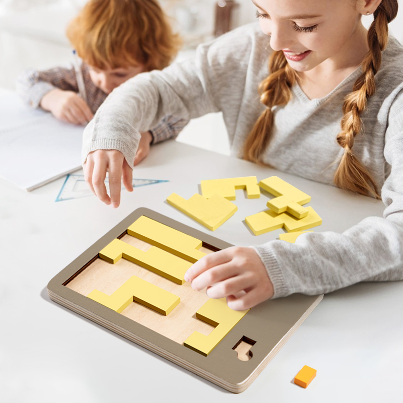 Teka-teki Jigsaw Puzzle geomet - Brain Teaser Cube ulasan dan harga