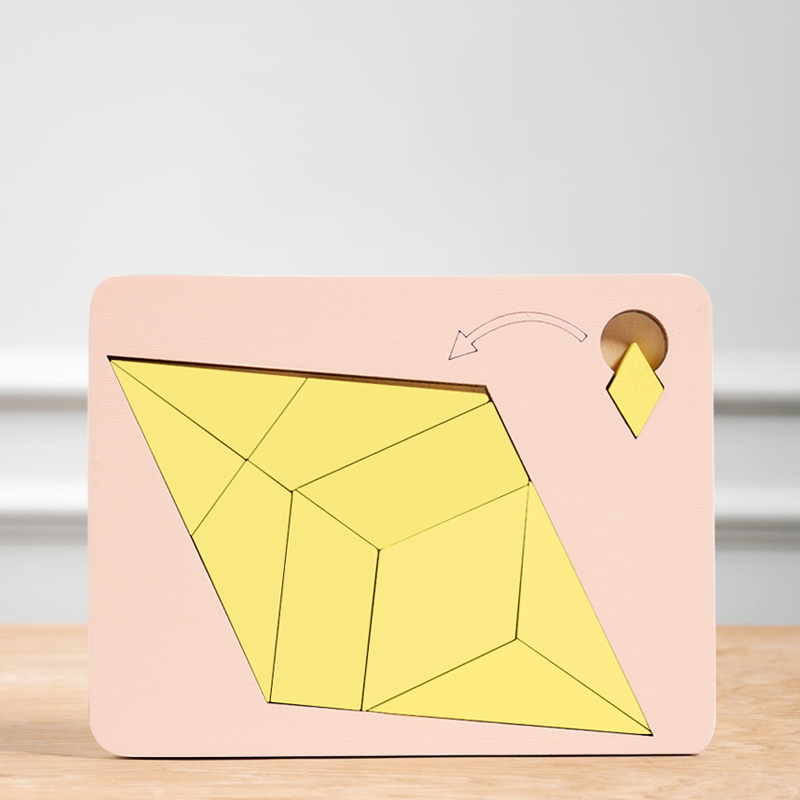 Teka-teki Jigsaw Puzzle geomet - Brain Teaser Cube ulasan dan harga