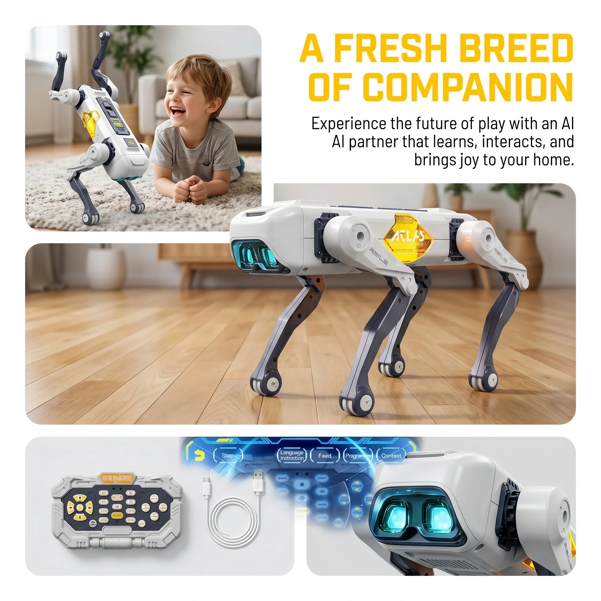 Robot Anjing Pintar AI, Kontro - Kids Educational Resources ulasan dan harga