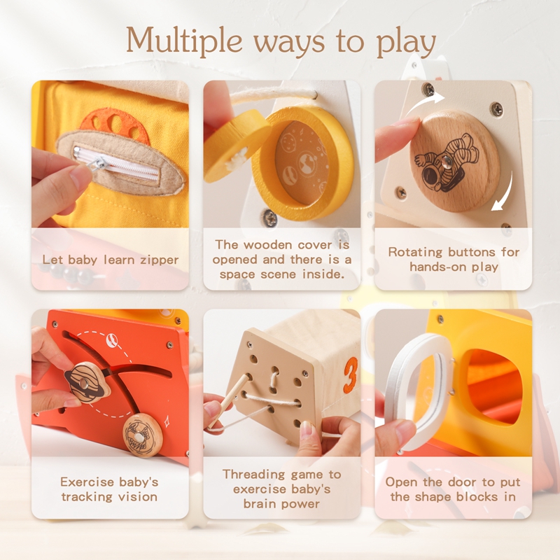 Mainan kayu Montessori Anak pa - Kids Education Music ulasan dan harga