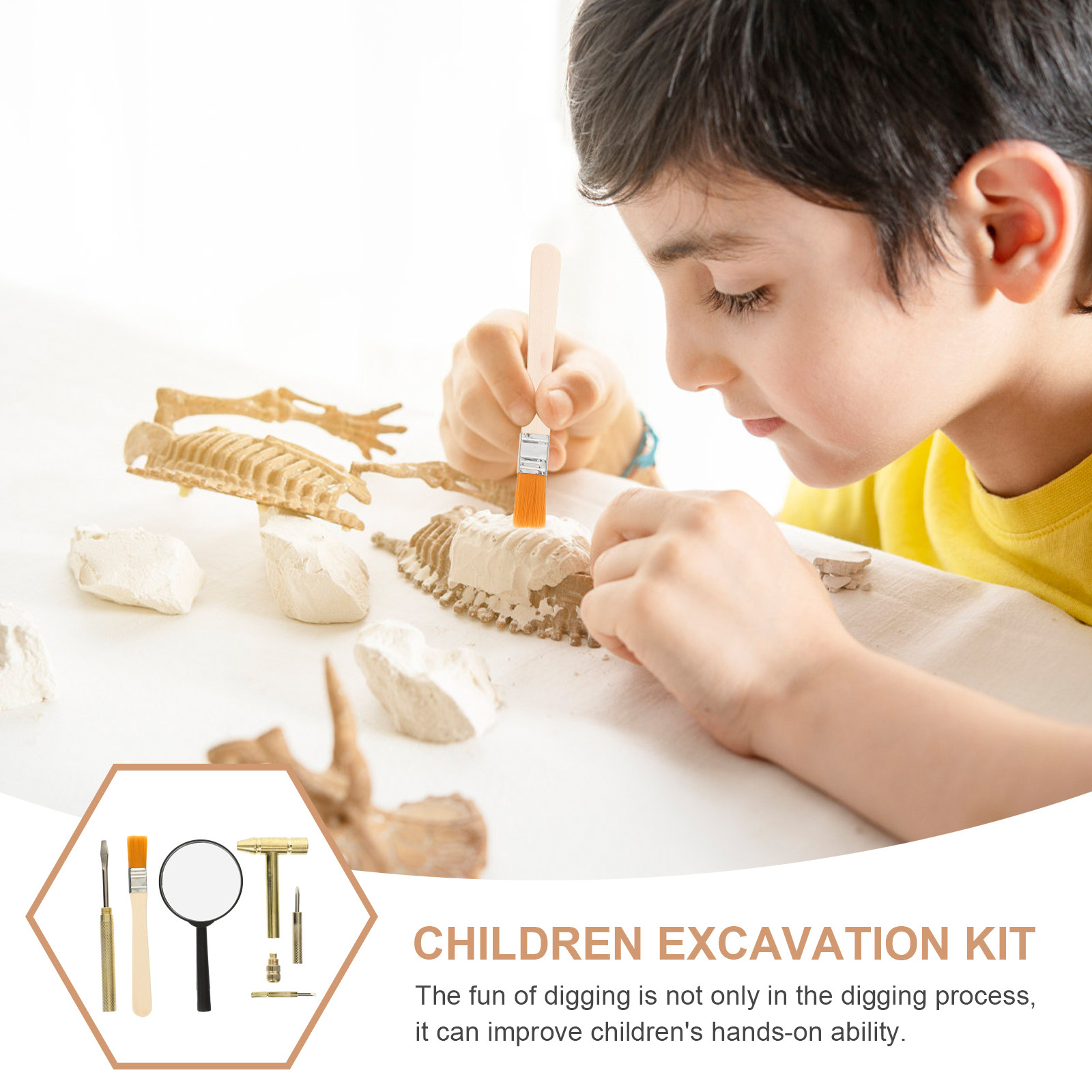 1Set Alat Penggalian Anak Set  - Kids Education Kit ulasan dan harga